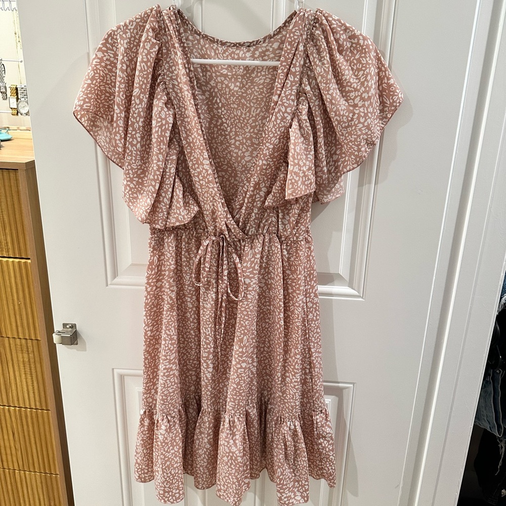 Pink Floral Dress